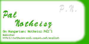 pal notheisz business card